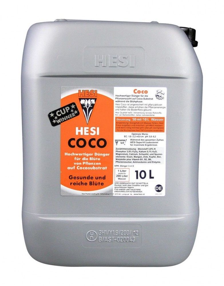 Hesi Cocos 5L – Hochwertiger Dünger für gesundes Wachstum auf Kokos