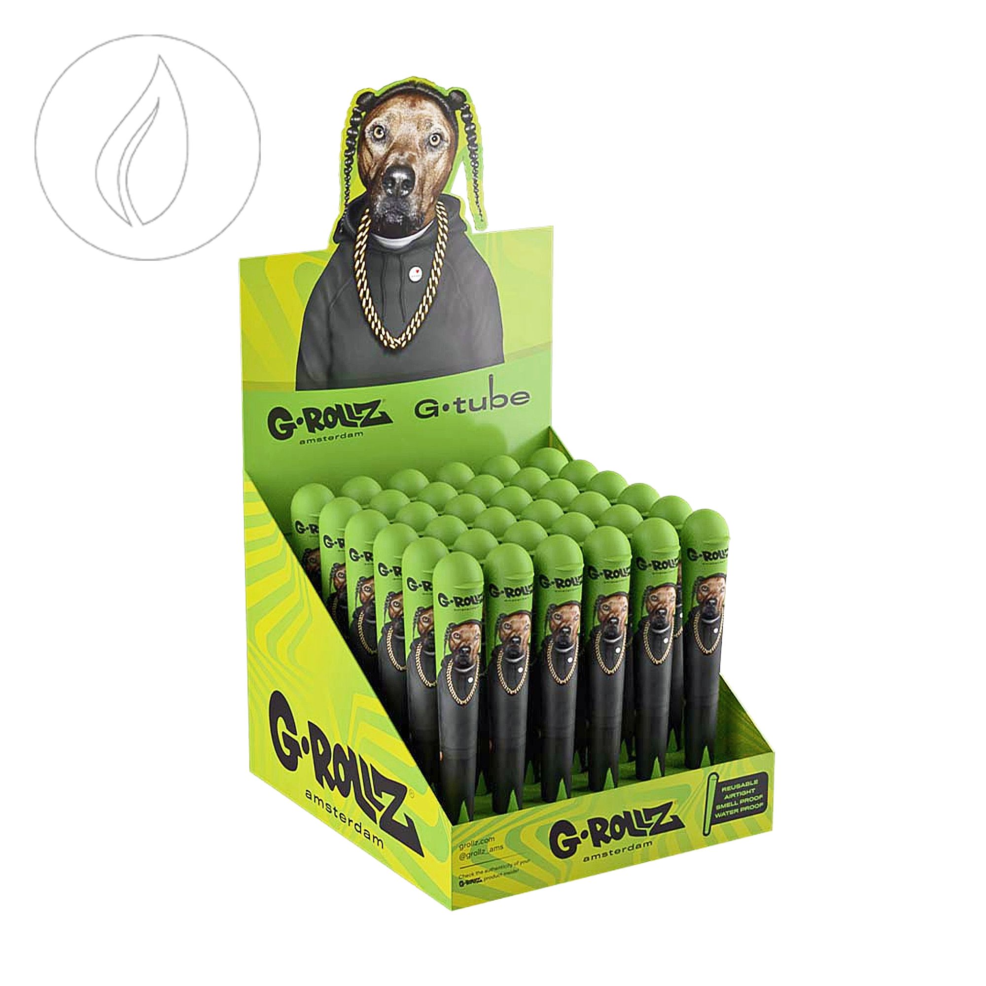 G-Tube | Pets Rock Rap Cone Holder Green – Bild 2