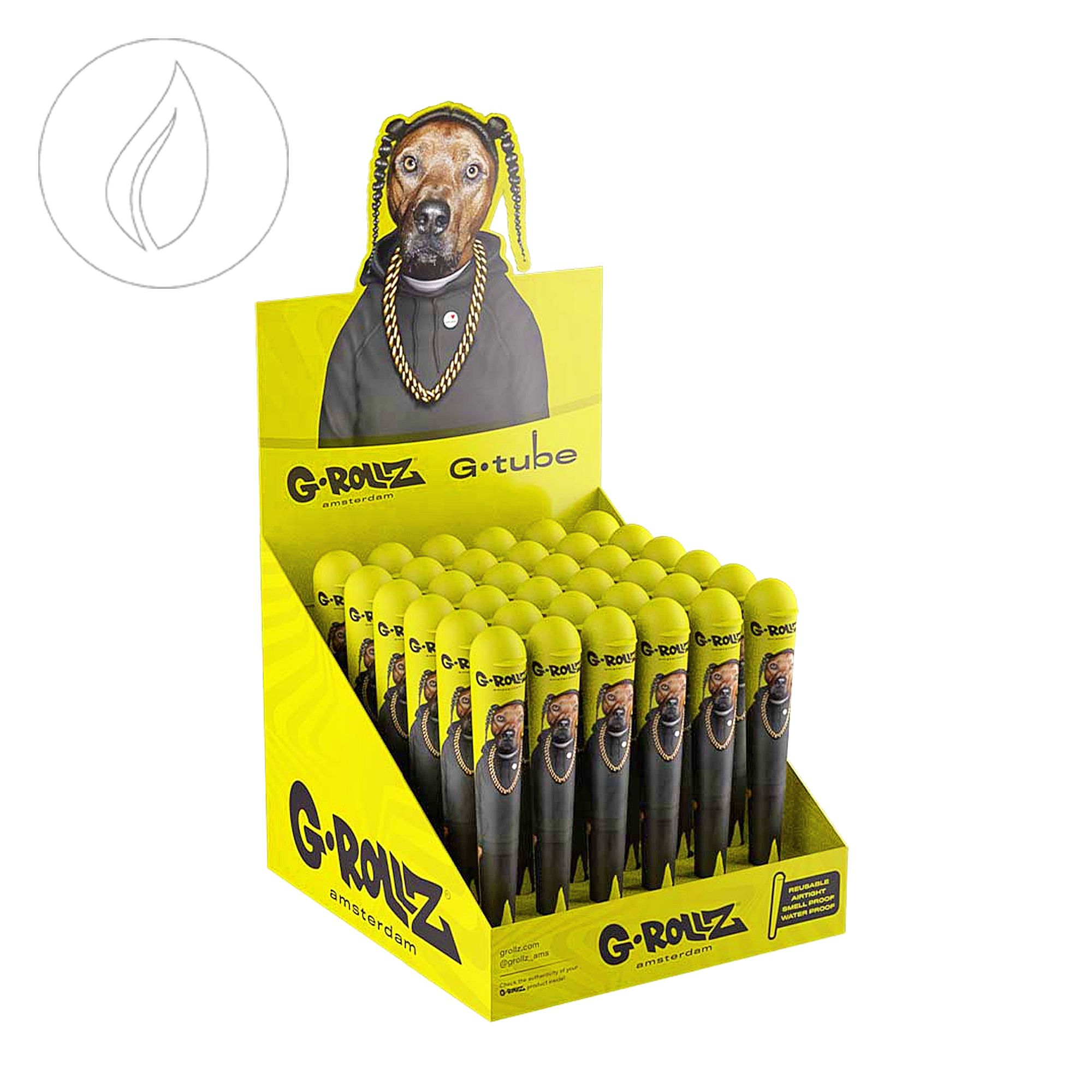 G-Tube | Pets Rock Rap Cone Holder Yellow – Bild 2
