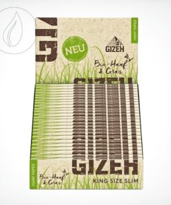 GIZEH Bio Hanf und Gras Kingsize Slim Box