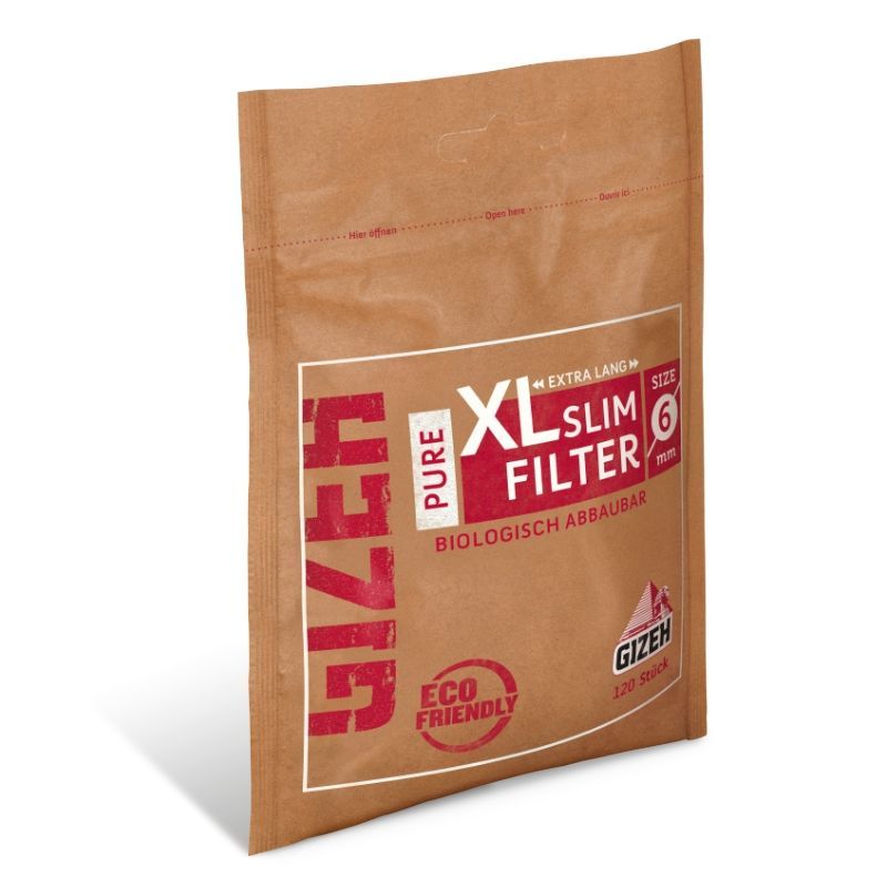 GIZEH PURE XL SLIM FILTER 120 STÜCK