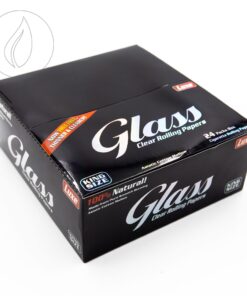 Glass King Size Transparent Cellulose Papers BOX a 24Stk