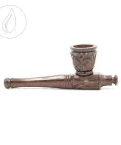 Kulu Carved Shotgun Pipe, Screwable 10.5 cm