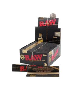 RAW Black Papers King Size Slim Extra Fine Box