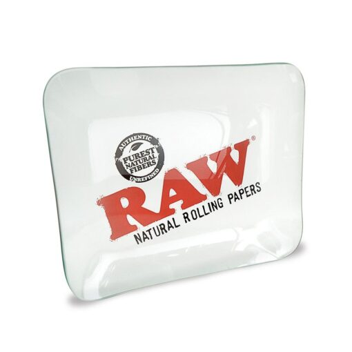 RAW Glass Rolling Tray Large 32cm x 26.5cm