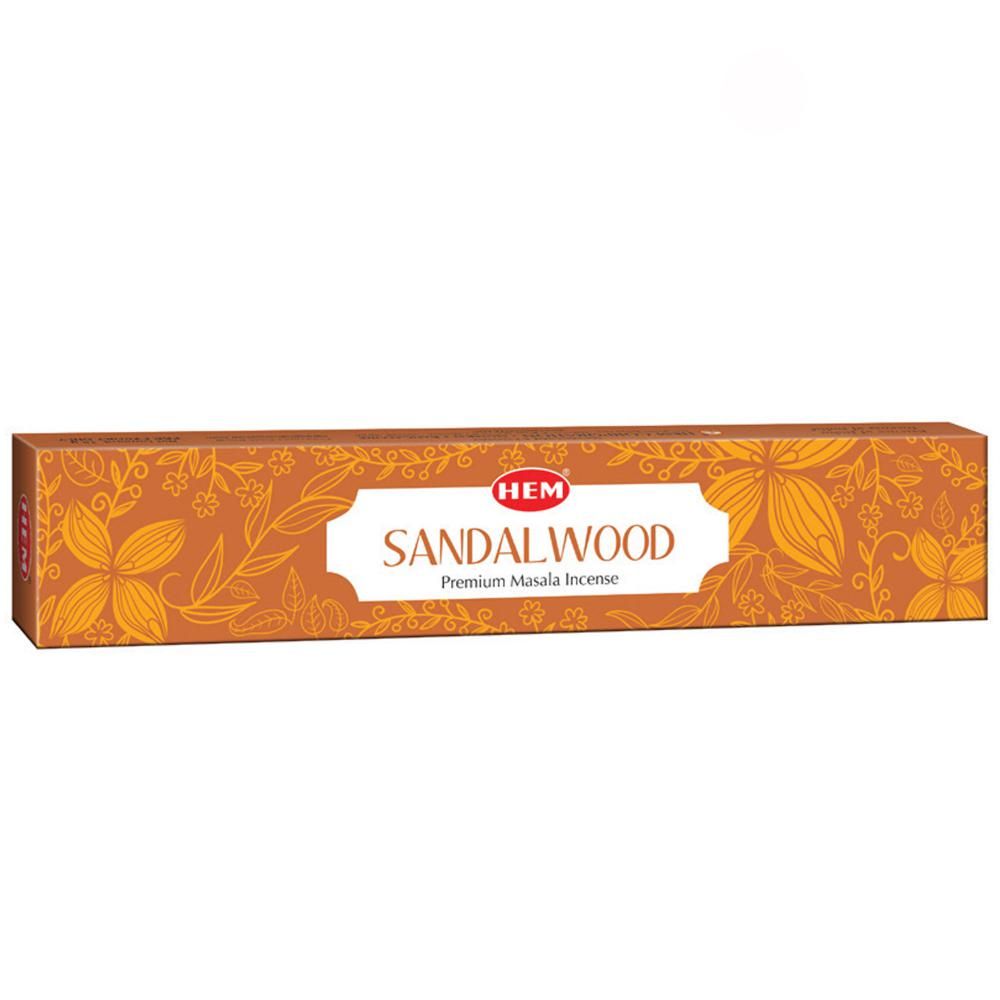 RÄUCHERSTÄBCHEN HEM SANDALWOOD 15 GR.