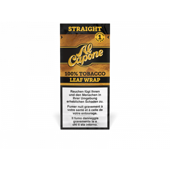 AL CAPONE Tobacco Wraps – Straight | Reiner, natürlicher Tabakgenuss