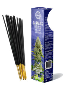Cannabis Incense Sticks – Blueberry and Dry Cannabis Leaves Scented