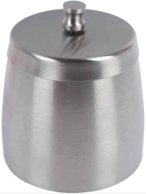 ASCHENBECHER EDELSTAHL CHROM MIT DECKEL - 9.5CM – Bild 2