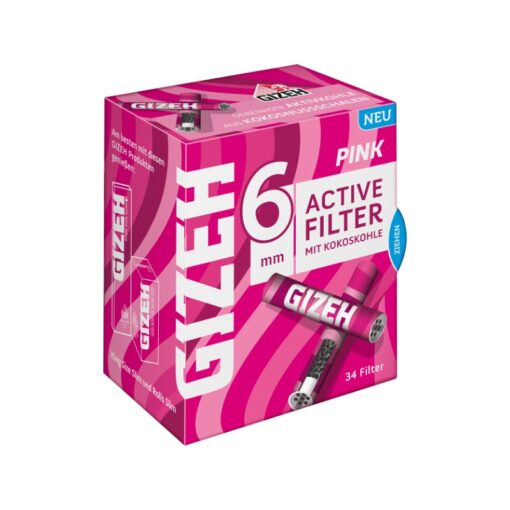 GIZEH All Pink Active Filter 6mm