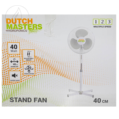 DutchMasters Standventilator 40cm – Leiser & kraftvoller Umluftventilator für grosse Räume