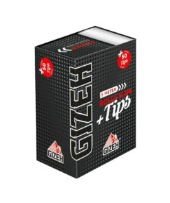 GIZEH Black Rolls + Tips – Extra Fine Rolls mit Filter Tips