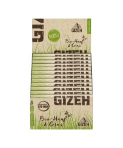 GIZEH Hanf & Gras King Size Slim + Tips – Bio Papers (24 Stück) – Bild 3
