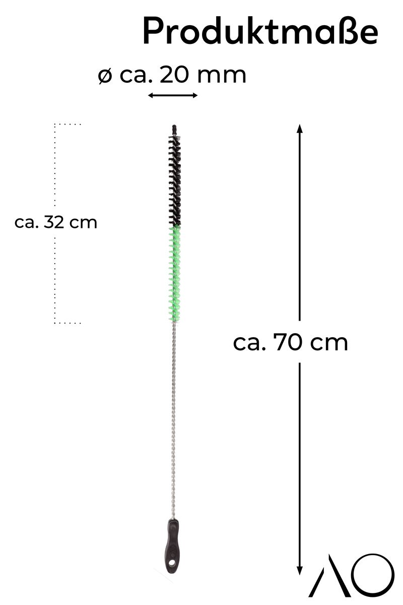 AO RAUCHSÄULENBÜRSTE SCHWARZ GRÜN – Bild 3
