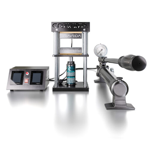 Graspresso EPIC - 15T Rosin Press mit Druckanzeige und 12 x 6 cm Platten – Bild 3