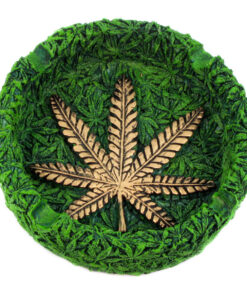 Resin Ashtray Gold Leaf 13cm