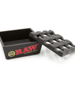 RAW Regal Black Aschenbecher - Winddichter Aschenbecher