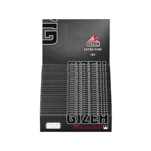 GIZEH Black King Size Slim (25 Stk.)