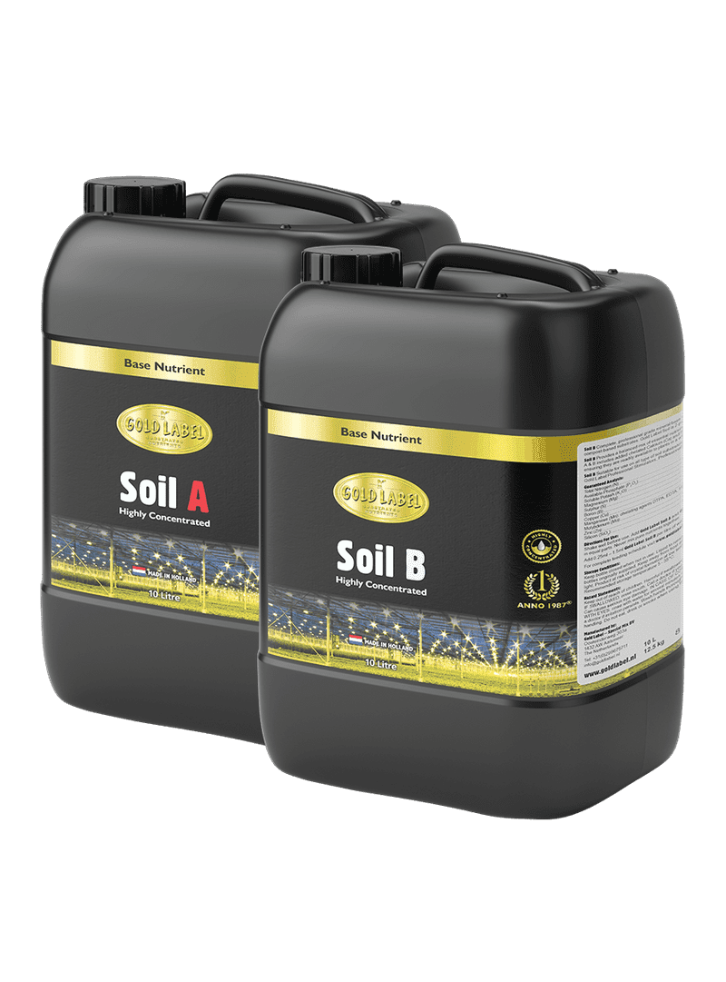 Gold Label Soil A&B 10L – Professionelle Nährstoffbasis für Erd- und Torfsubstrate