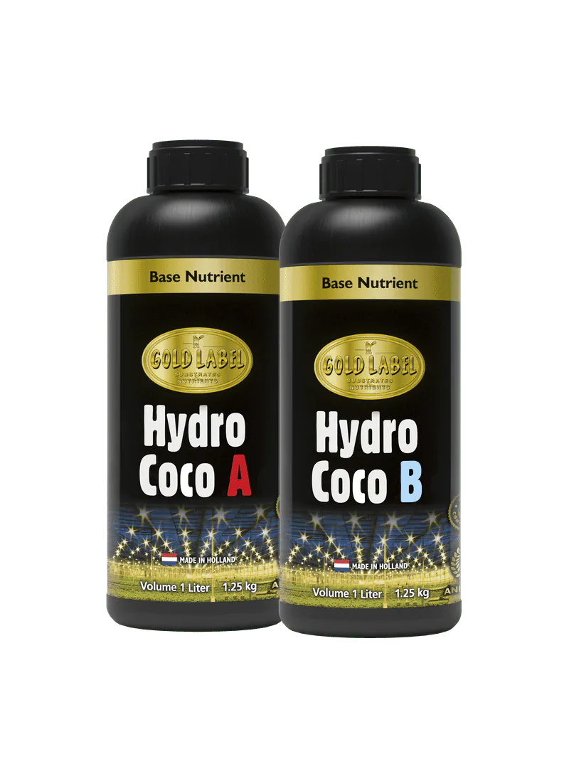 Gold Label Hydro/Coco A&B 1L – Professionelles Nährstoffsystem für Kokospflanzen