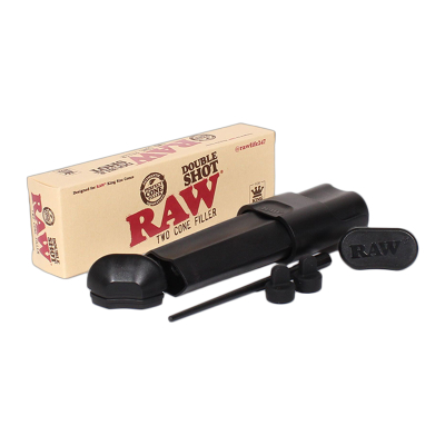 RAW Double Shot – Doppelkegel Füller für unterwegs