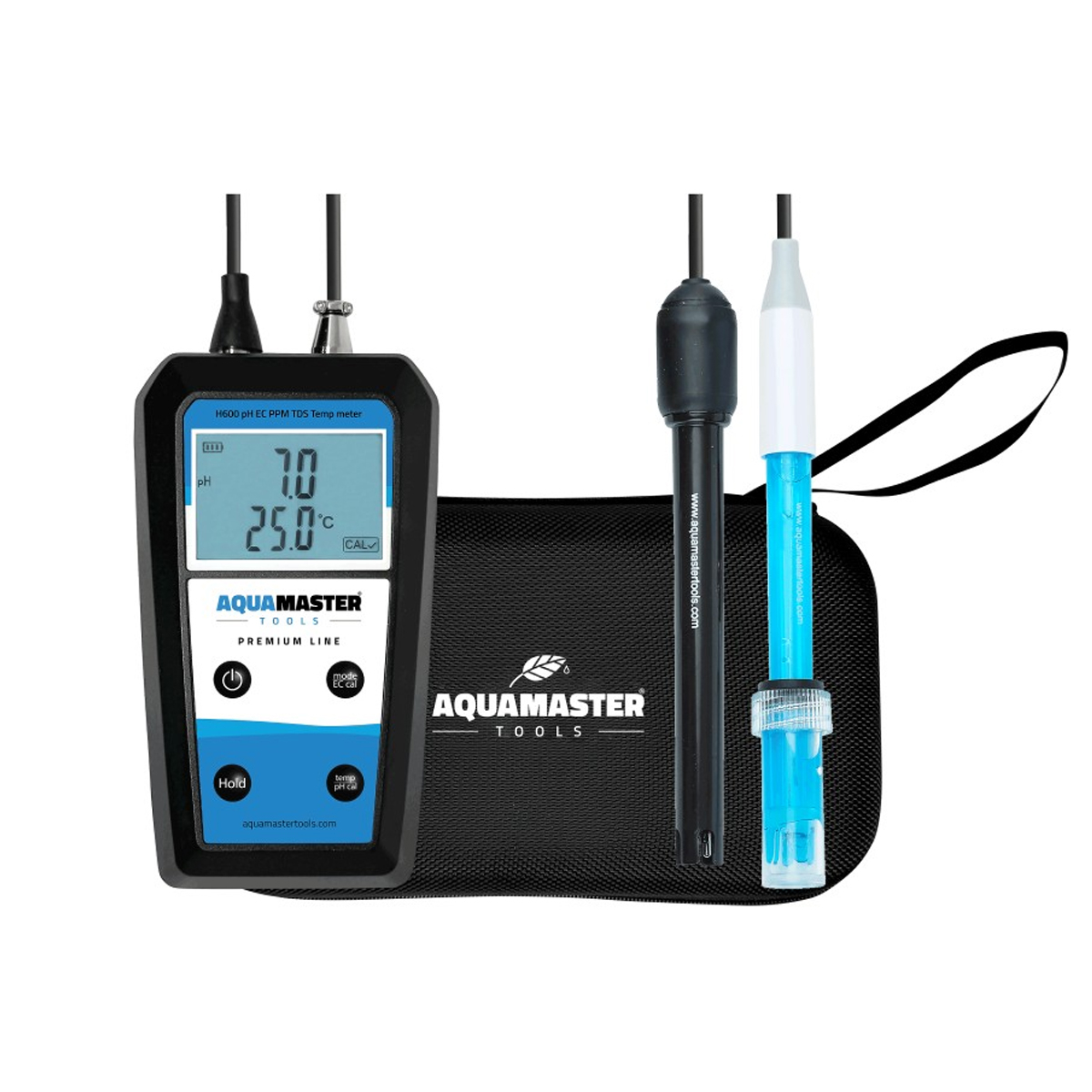 Aquamaster Tools – H600 Pro Handheld Meter | pH, EC, TDS, PPM & Temperatur