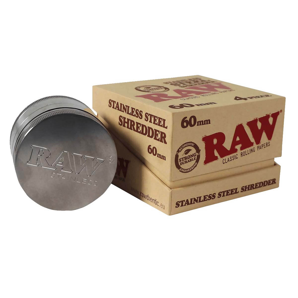 RAW Stainless Steel Grinder 60mm – Bild 3