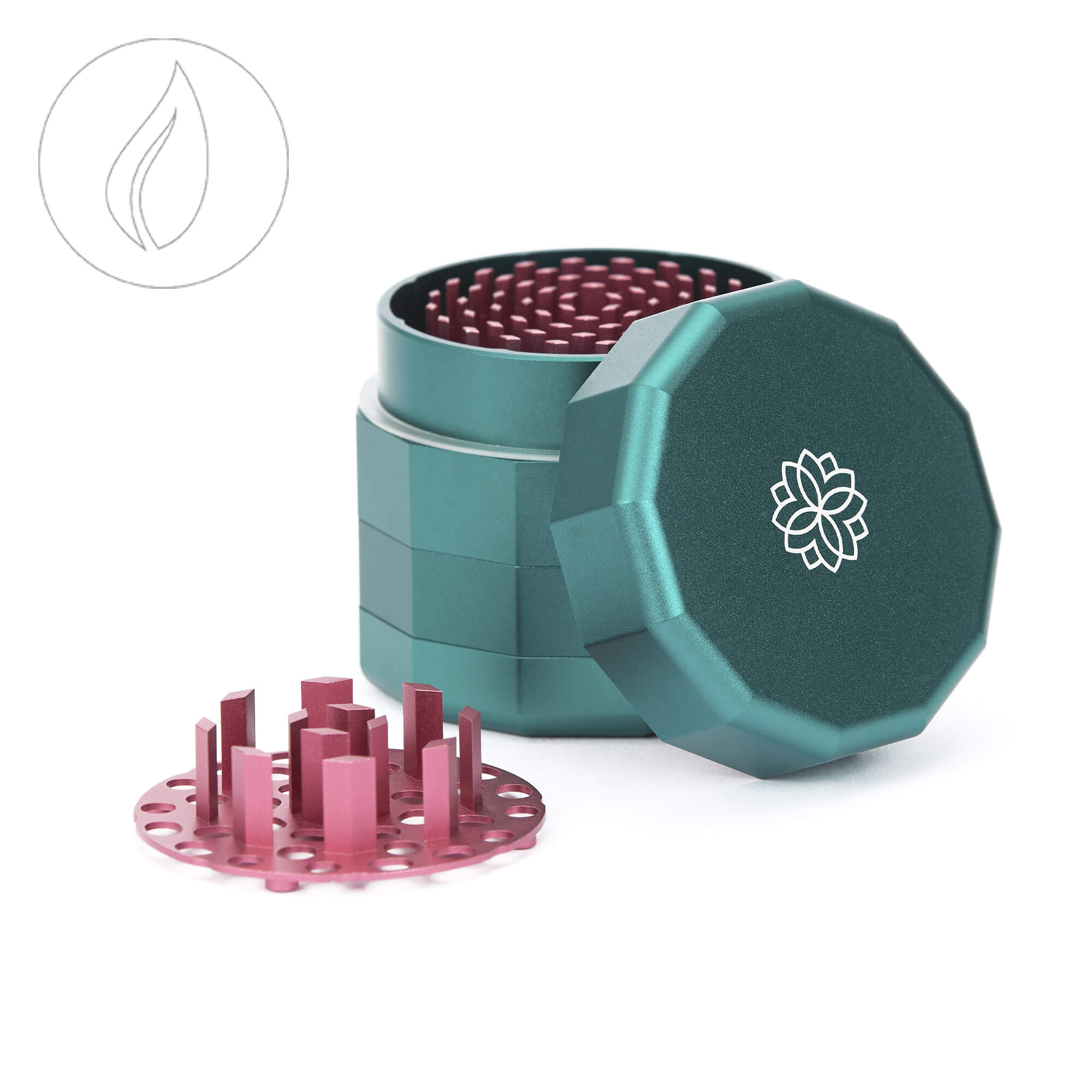 CAPU Herb Grinder Frequent Flyer – Green – Bild 3