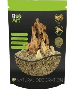 BIO ART GRAVEL GELB 800G – Naturkies für Terrarien