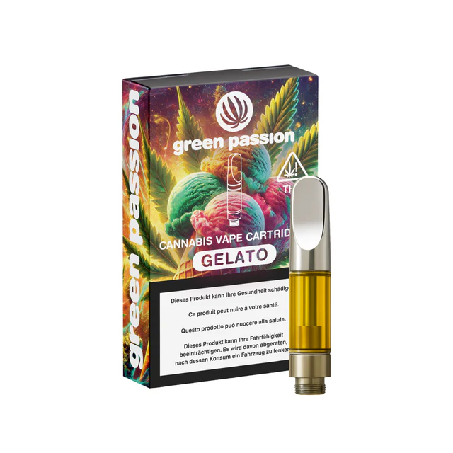 CBD Vape Cartridge Gelato – 100 % Cannabinoid-Destillat