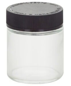 Qnubu Glas Jar 120 ml – Luftdicht für Blüten & Extrakte