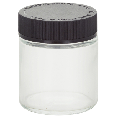 Qnubu Glas Jar 120 ml – Luftdicht für Blüten & Extrakte