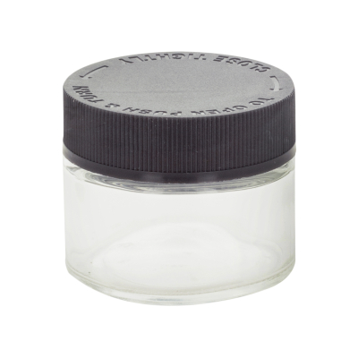 Qnubu Glas Jar 60 ml – Luftdicht für Blüten & Extrakte