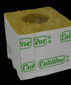 Cultilene Steinwollblock 7,5 cm – Ganze Kiste mit 480 Blöcken (Ø 3,5 cm Loch)