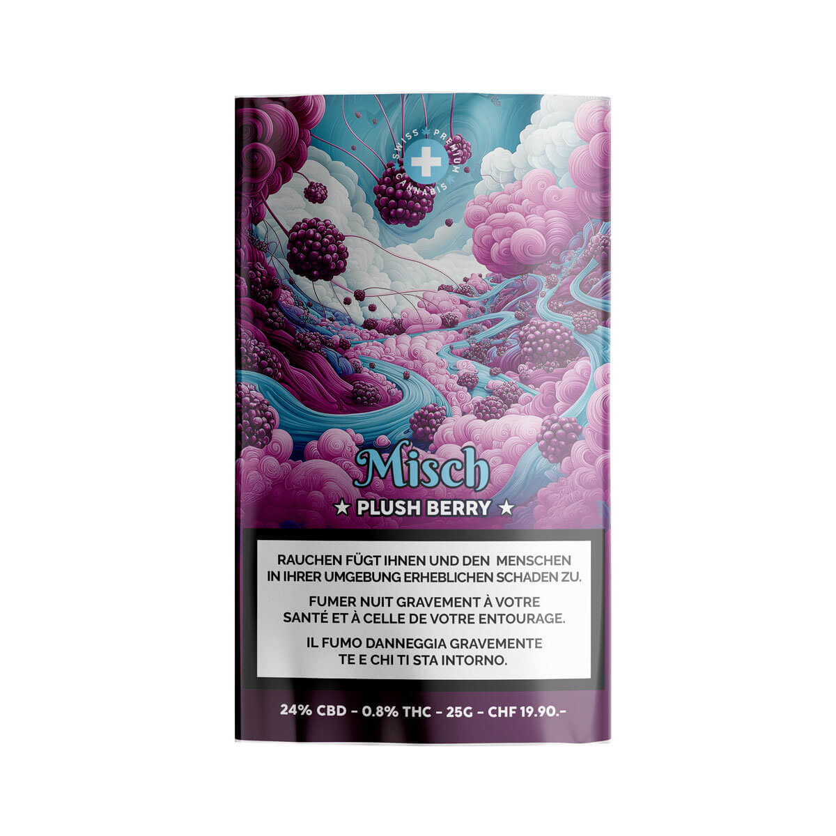 High Level Genetics Plush Berry Indoor Misch 25g – CBD Blütenmix