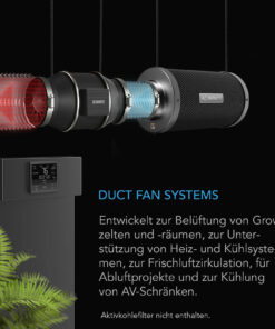 AC Infinity CLOUDLINE PRO S12 – 300 mm EC-Rohrventilator mit Drehzahlregler – Bild 3
