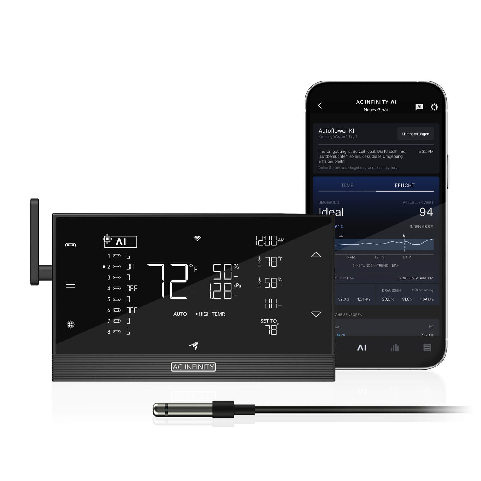 AC Infinity CONTROLLER AI+ – Intelligente KI-Klimasteuerung für Growboxen