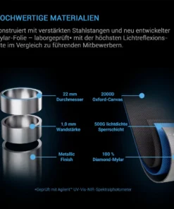 AC Infinity CLOUDLAB 866 – Premium Growbox 150 × 150 × 200 cm mit 2000D Diamond-Mylar – Bild 7