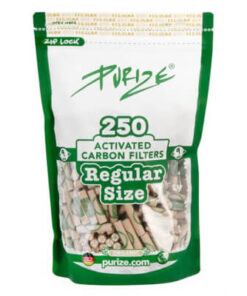 PURIZE Regular Size Aktivkohlefilter Organics – 250 Stück